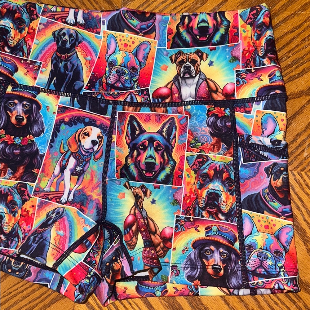 CVG *NEW* Women's "Sit Stay Slay" Graphic Workout Shorts - Picture 3 of 10